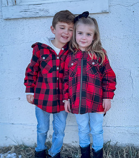 Experience extensive collection of kids' clothing at FlannelGo. Discover a diverse range of flannel shirts, jackets with the ultimate in softness, comfort, and warmth.