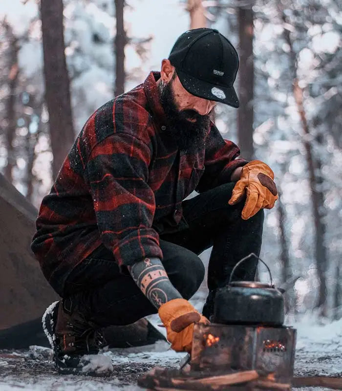 Mens Heavyweight Flannel Shirt | Durable & Timeless Style