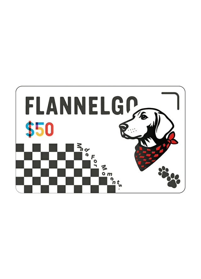 A gift card values $50