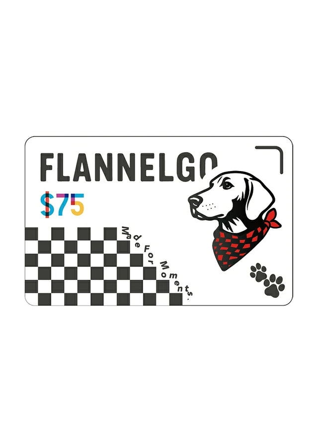 A gift card values $75