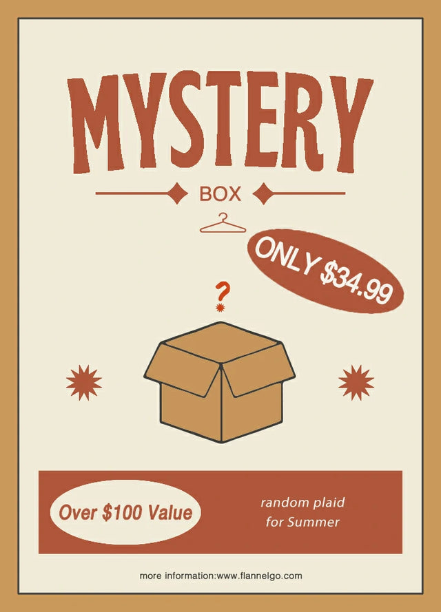 Women's Flannel Mystery Box - 3 Random Cozy Surprise Pieces