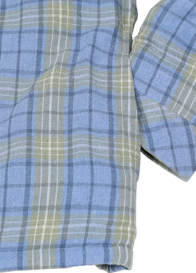 Women's Full Zip Up Quilted Lined Flannel Jacket,Snap Button Closure