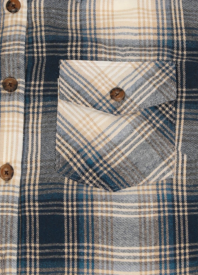 Women's Sherpa Lined Flannel Shirt Jacket, Button Down