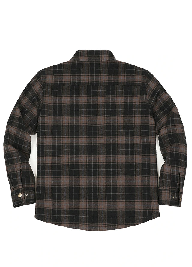 Men's Thermal Lined Flannel Shirt Jacket