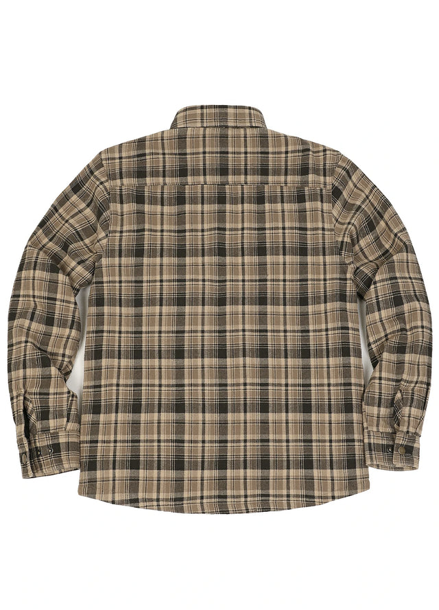 Men's Thermal Lined Flannel Shirt Jacket