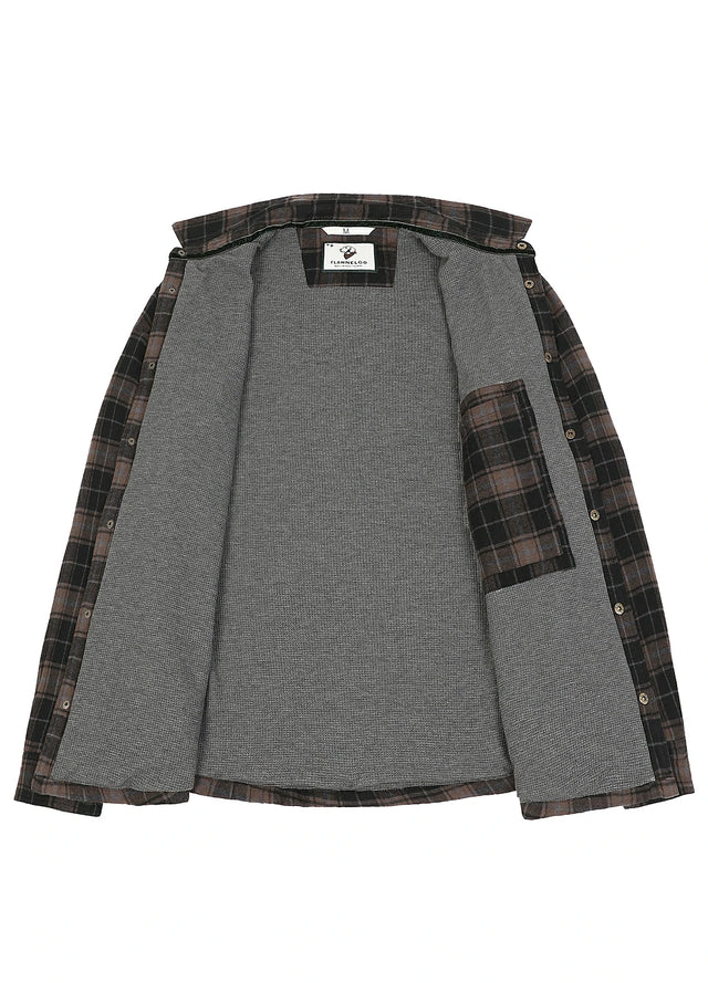 Men's Thermal Lined Flannel Shirt Jacket