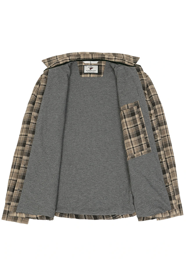 Men's Thermal Lined Flannel Shirt Jacket