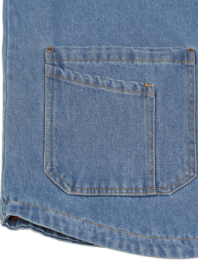 Men's Flannel Lined Utility Denim Shacket Workwear Inspired, 11.2 oz