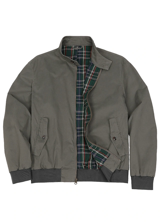 Men's Classic Harrington Flannel Lined Jacket