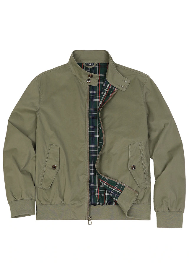Men's Classic Harrington Flannel Lined Jacket