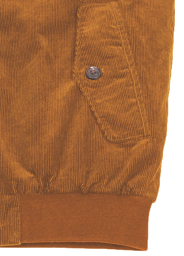Men's Classic Harrington Quilted Lined Corduroy Jacket