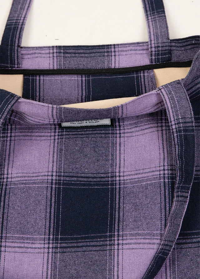 Classic Plaid Tote Bag
