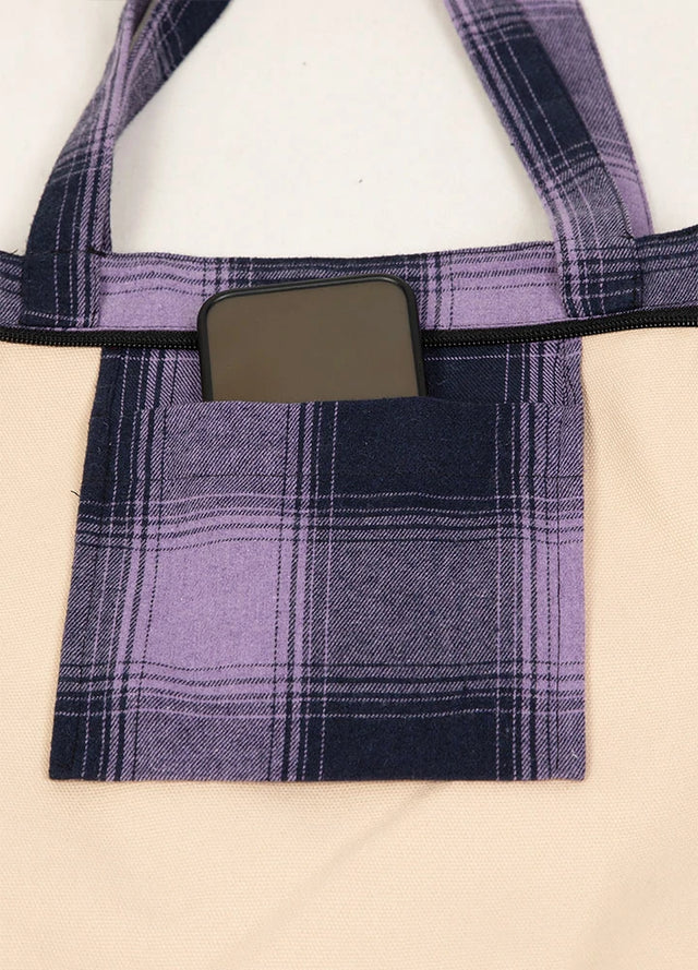 Classic Plaid Tote Bag