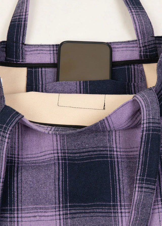 Classic Plaid Tote Bag