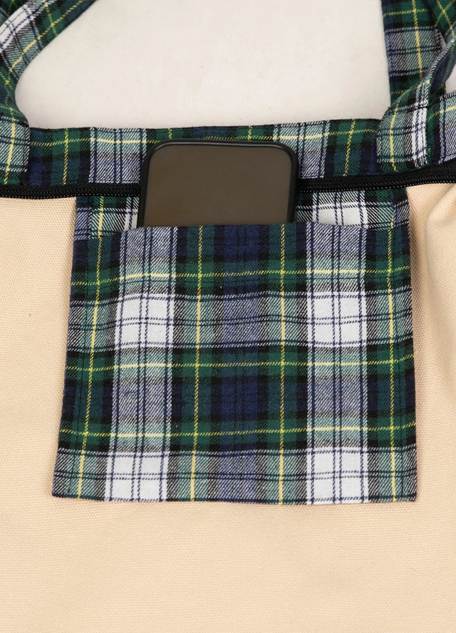 Classic Plaid Tote Bag