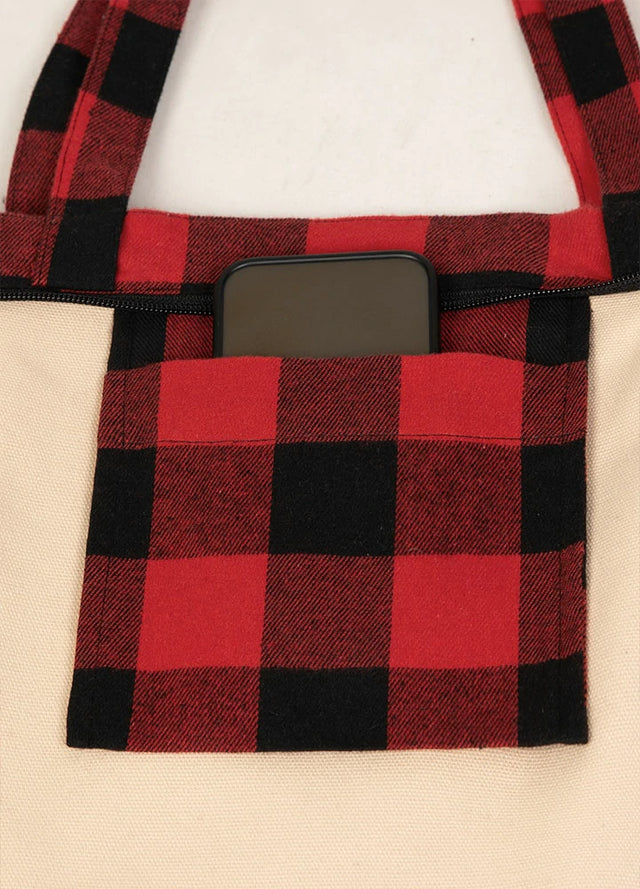 Classic Plaid Tote Bag