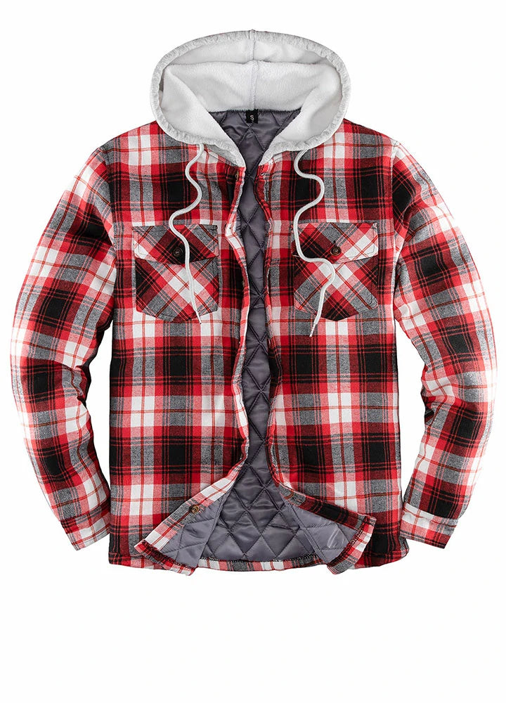 【ANGLAN】Tartan Check Hood Shirt ANGLAN】Tartan Check Hood Shirt