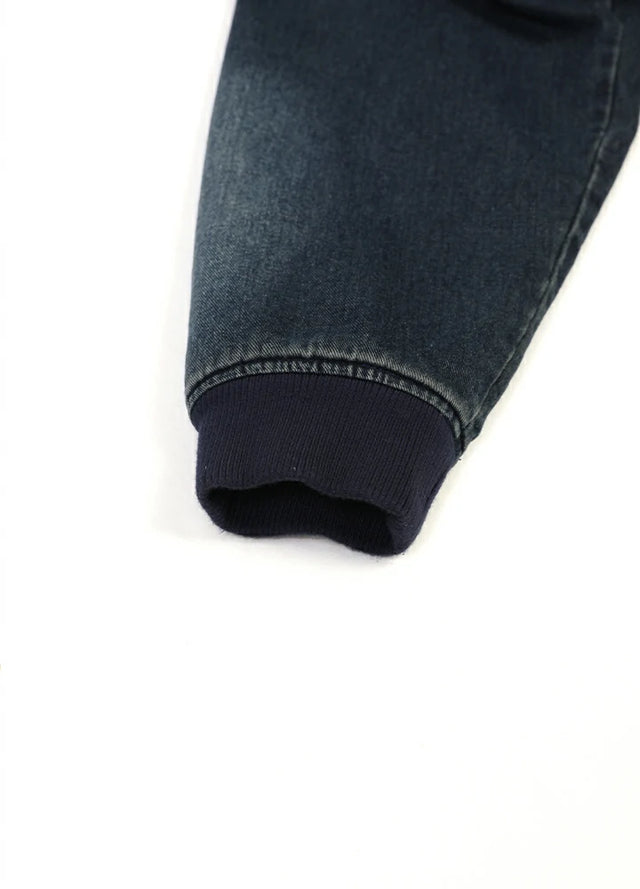 Women's Embroidery Washed Hooded Denim Jacket