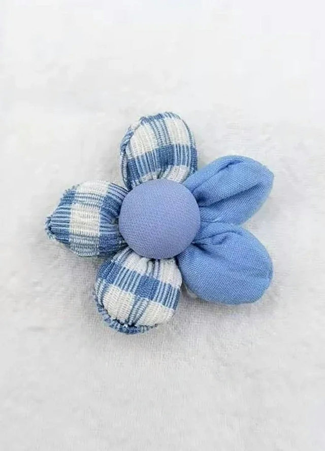 Patchwork Plaid Brooch Pin