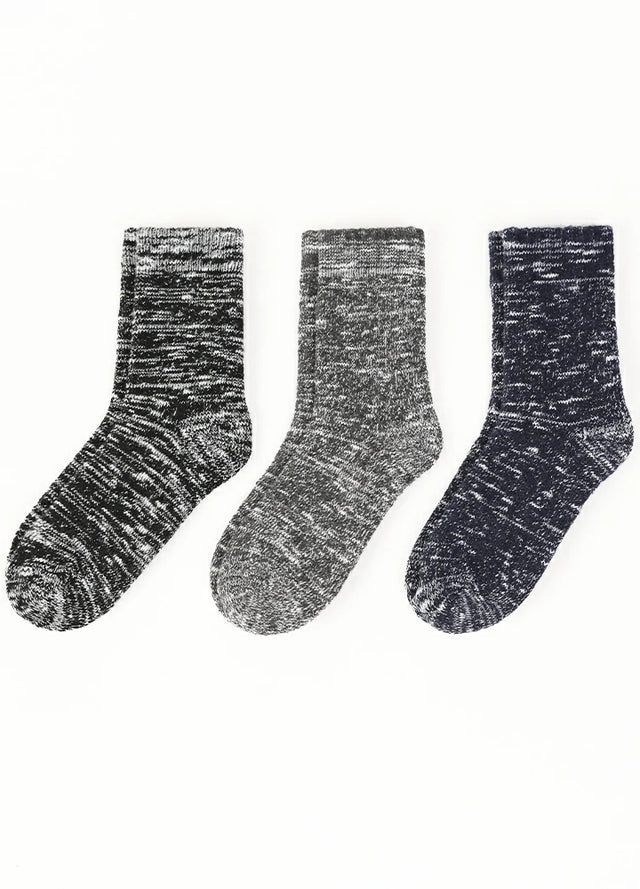 Men's Wool Blend Marled Boot Socks