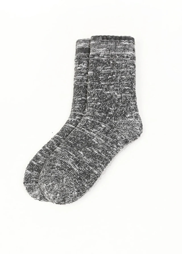 Men's Wool Blend Marled Boot Socks