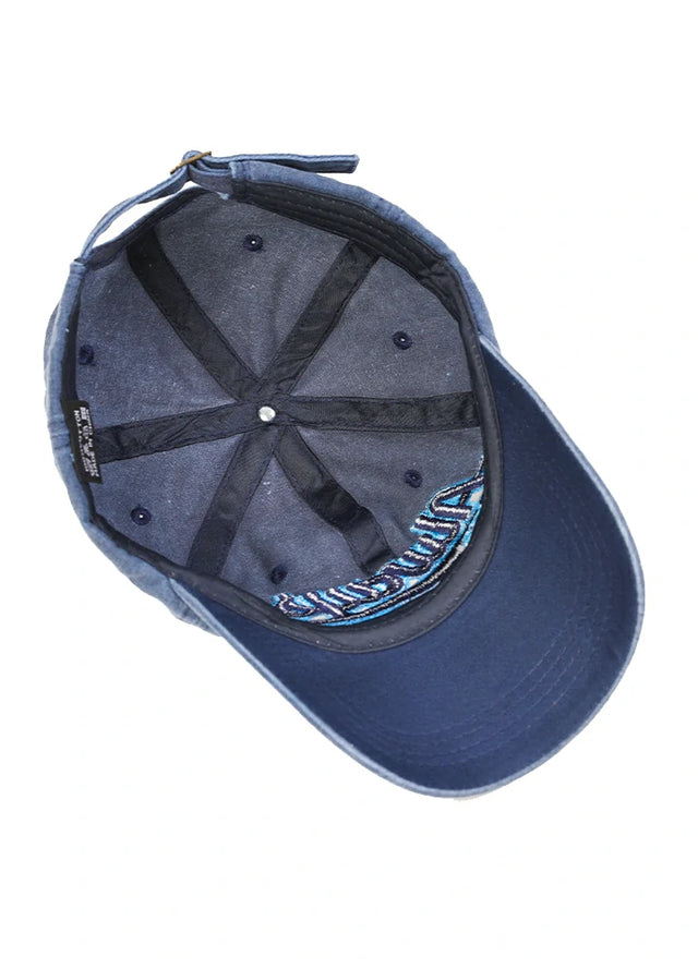 Vintage Washed Embroidered Baseball Cap