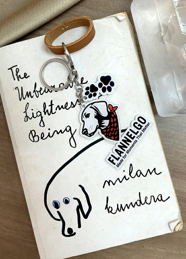 FlannelGo Dog Keychain