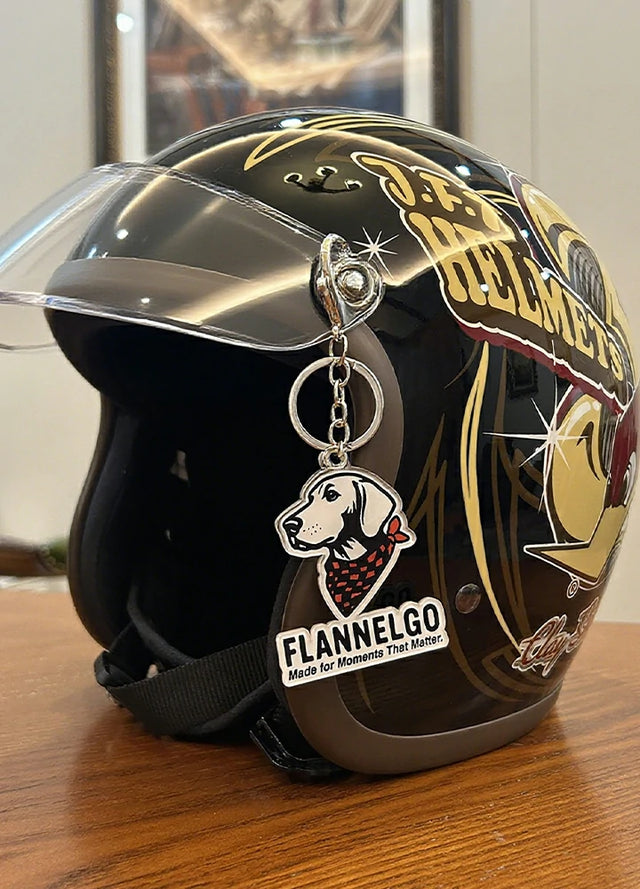 FlannelGo Dog Keychain