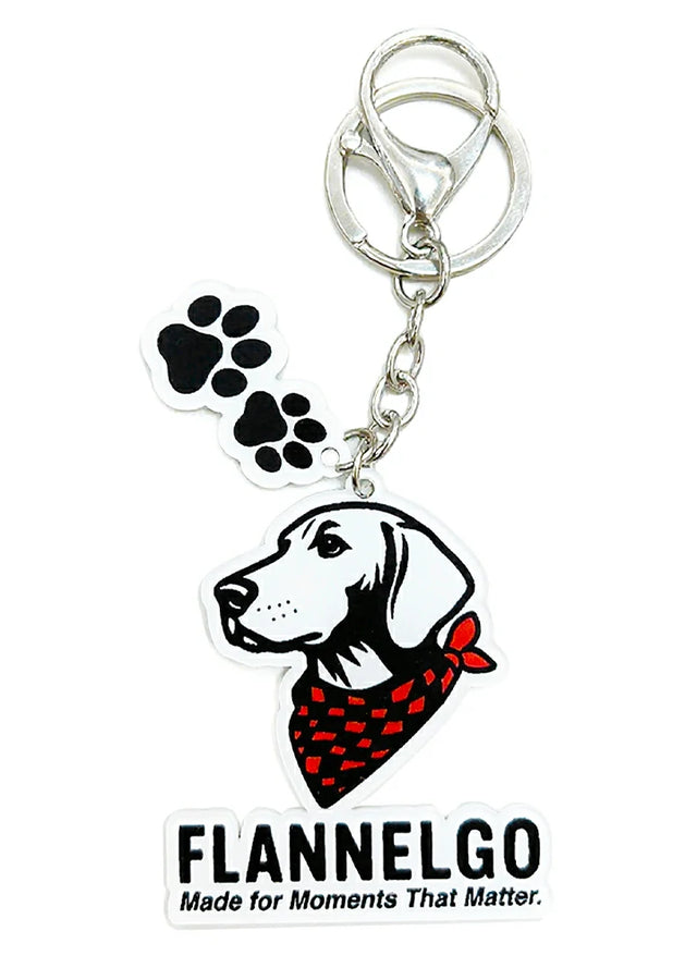 FlannelGo Dog Keychain