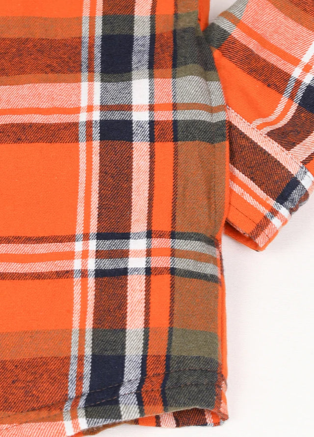 Men's Sherpa Lined Warm Flannel Plaid Hoodie Jacket