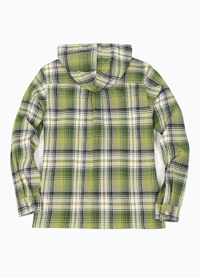 Women's Flower Whisperer Midweight Flannel Hooded Shirt