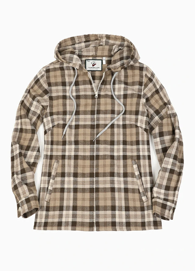 Women's Flower Whisperer Midweight Flannel Hooded Shirt