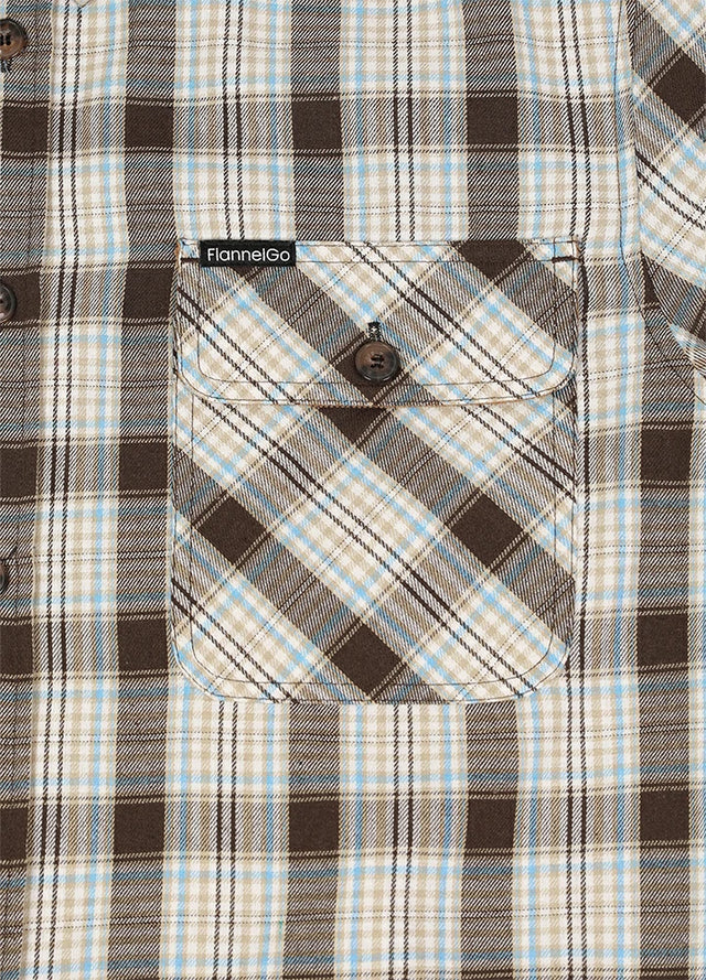 Men's Timberline Midweight Flannel Shirt,8oz