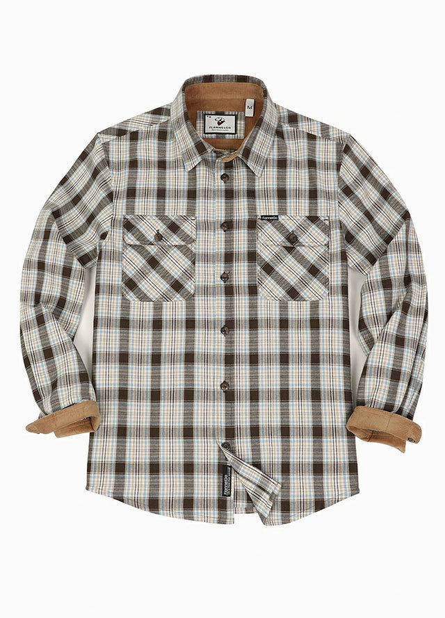 Men's Timberline Midweight Flannel Shirt,8oz