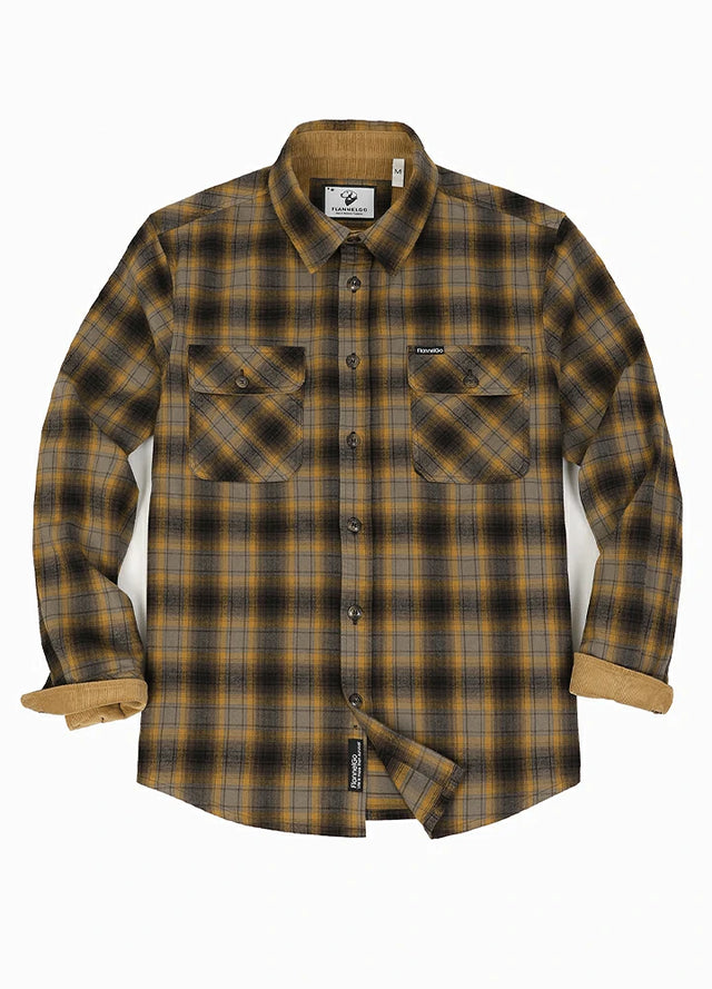 Men's Timberline Midweight Flannel Shirt,8oz