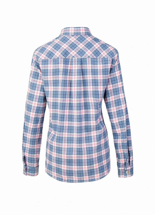 Women's Soft Flannel Shirt, Roll Up Sleeve