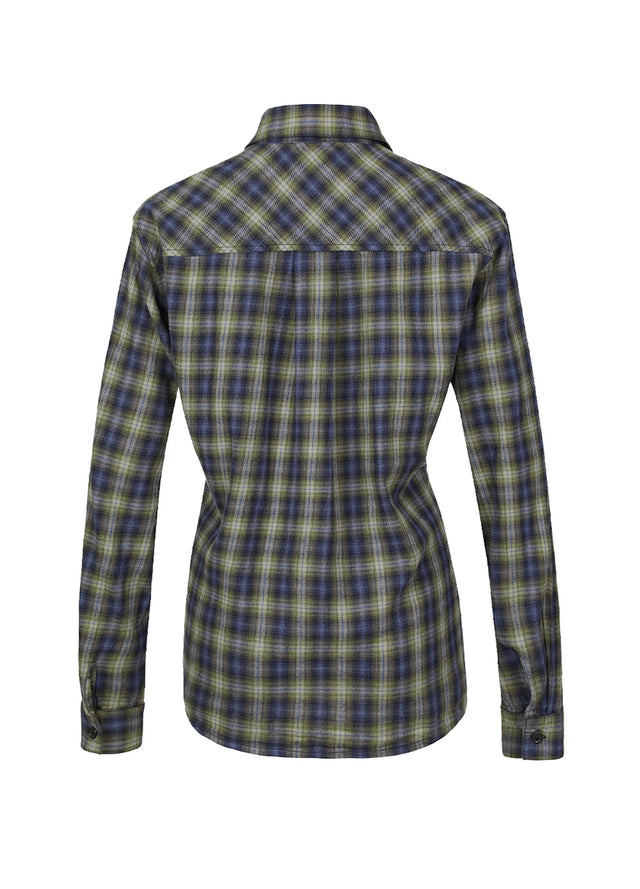 Women's Soft Flannel Shirt, Roll Up Sleeve