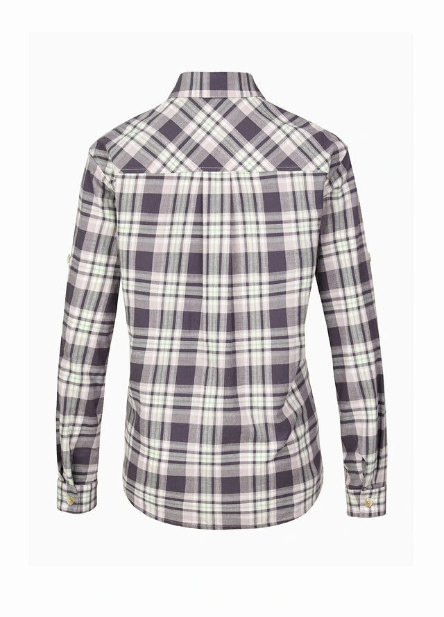 Women's Soft Flannel Shirt, Roll Up Sleeve