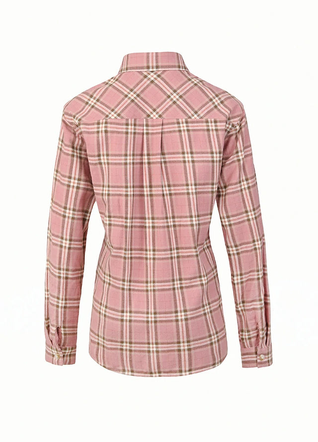 Women's Soft Flannel Shirt, Roll Up Sleeve