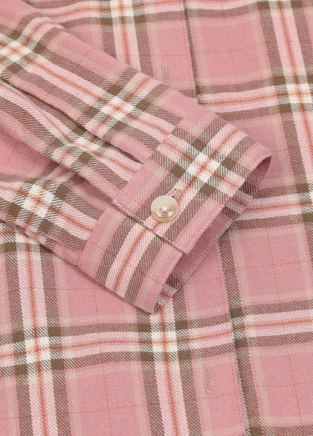 Women's Soft Flannel Shirt, Roll Up Sleeve