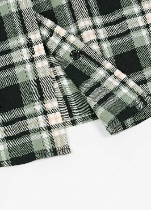 Women's Soft Flannel Shirt, Roll Up Sleeve