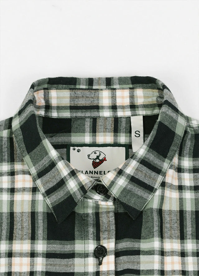 Women's Soft Flannel Shirt, Roll Up Sleeve