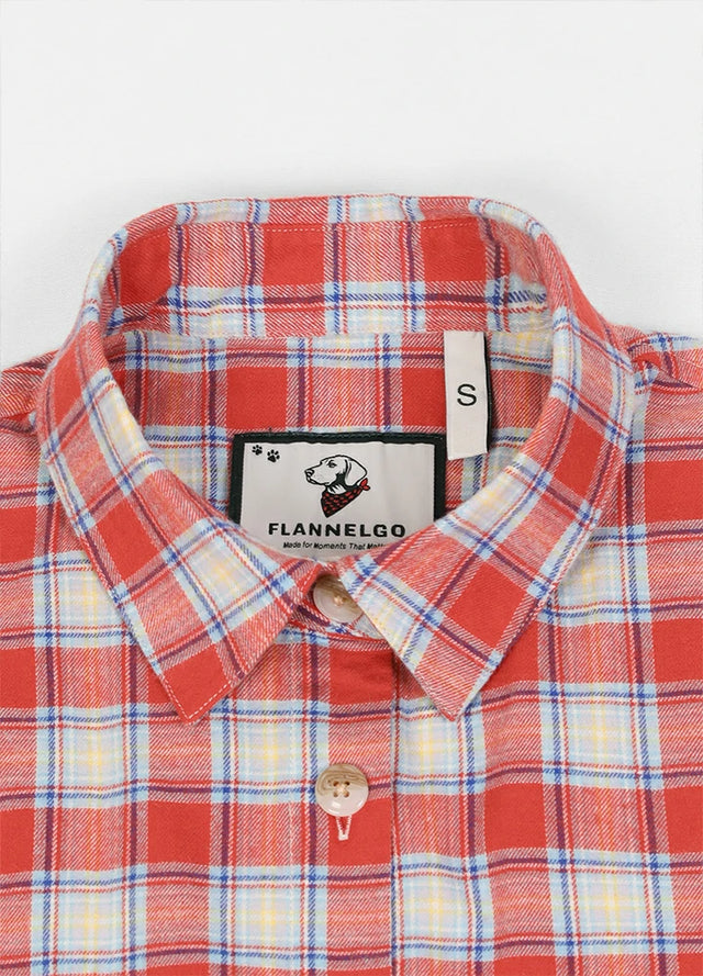 Women's Soft Flannel Shirt, Roll Up Sleeve