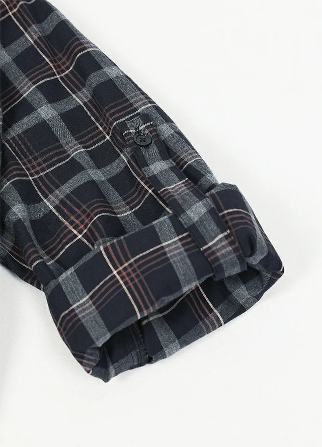 Women's Soft Flannel Shirt, Roll Up Sleeve