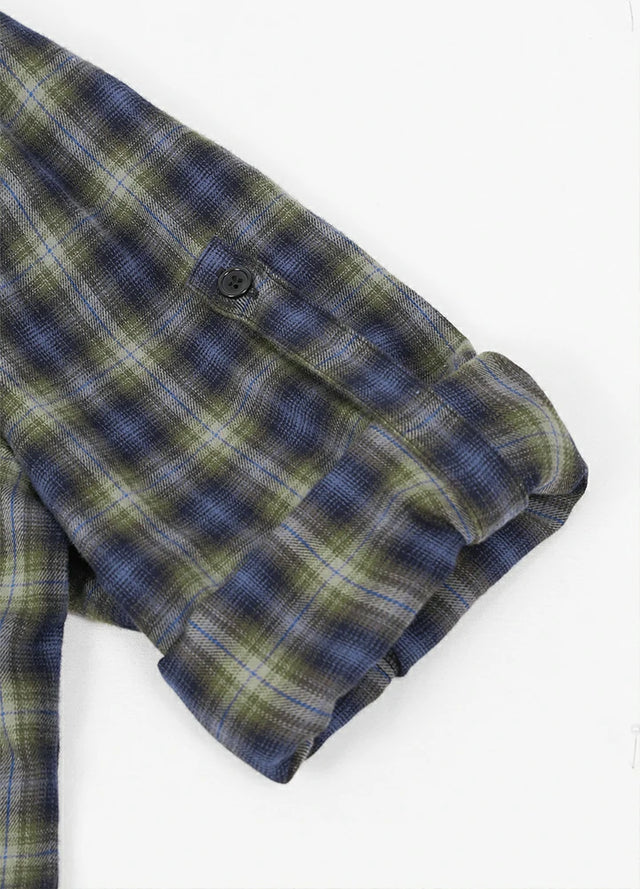 Women's Soft Flannel Shirt, Roll Up Sleeve