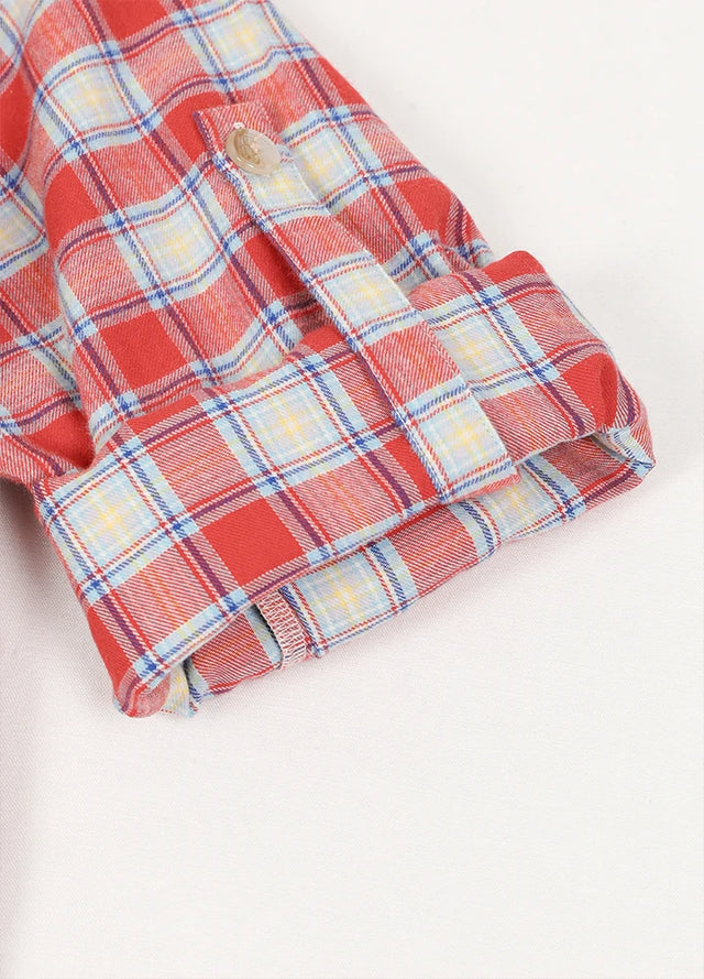 Women's Soft Flannel Shirt, Roll Up Sleeve