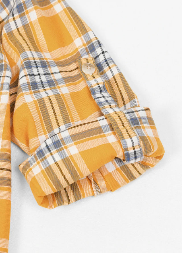 Women's Soft Flannel Shirt, Roll Up Sleeve