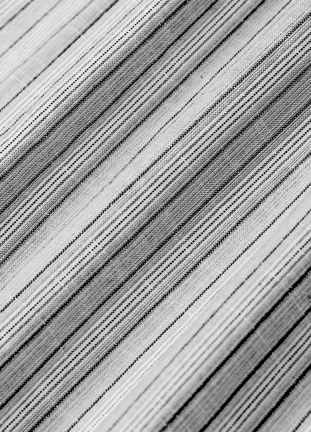 Men's Breathable Fine Stripe Short Sleeve Shirt