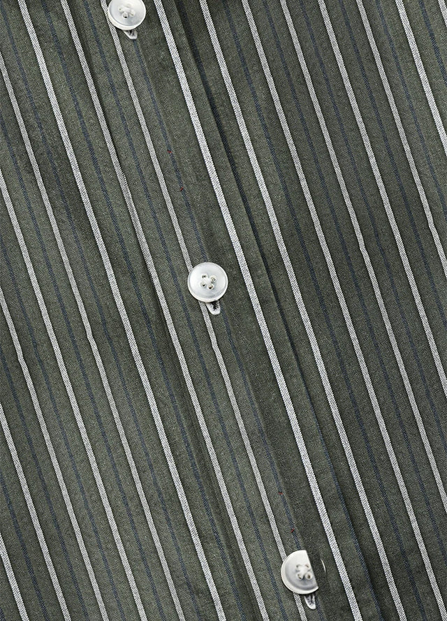 Men's Stripe Seersucker Short Sleeve Shirt