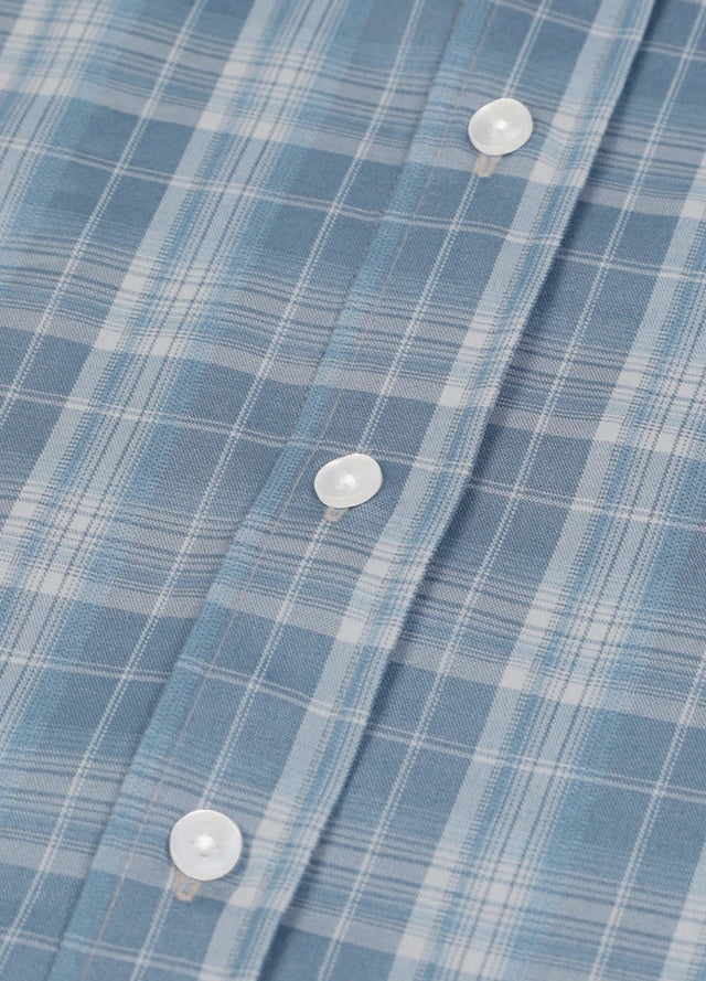 Men's Lightweight Plaid Short Sleeve Shirt